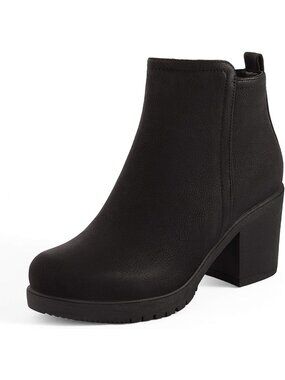 Chic Women's Block Heel Ankle Booties - Stylish, Comfortable & Versatile